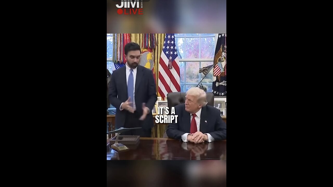 Jim Live~ Its a Script | Trump ❤️ Mamdani