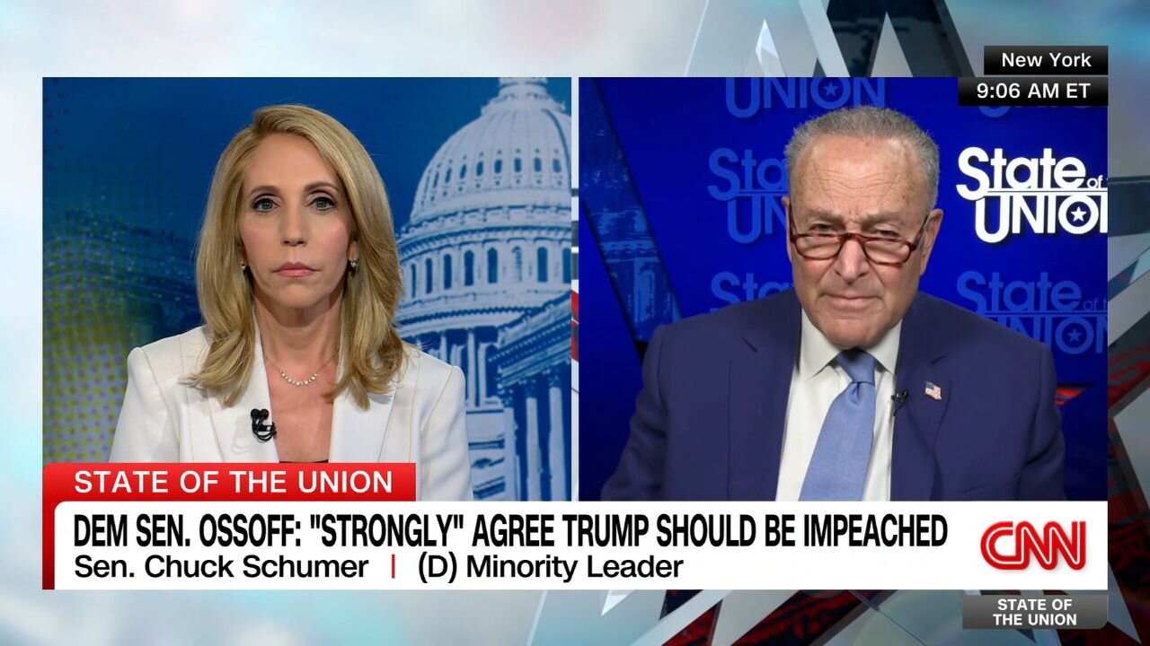 Chuck Schumer Slips: Admits Democrats Real Goal Is To Take Down Trump, Not Serve Justice