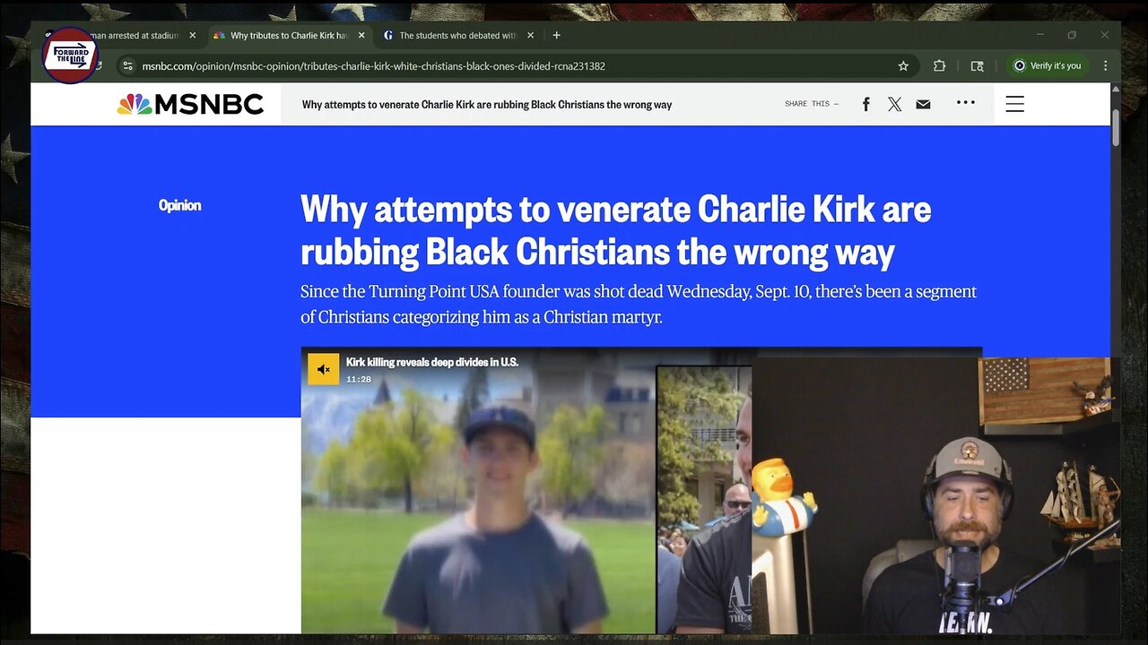 Charlie Kirk Memorial Service Infiltrator Redux - Ep29 p2 | Forward the Line