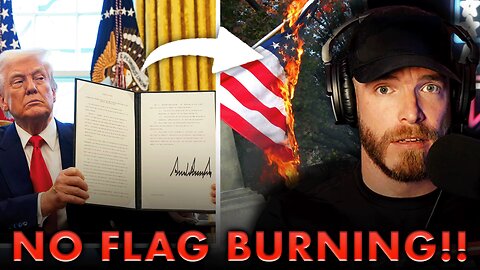 TRUMP Bans Flag Burning: One-Year Jail for Inciting Riots 🇺🇸