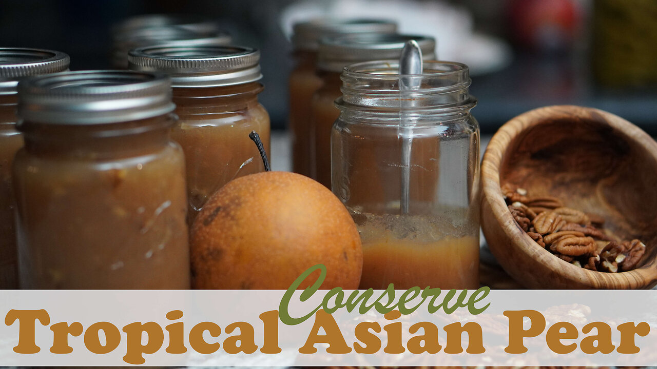 Tropical Asian Pear Conserve Canning Recipe