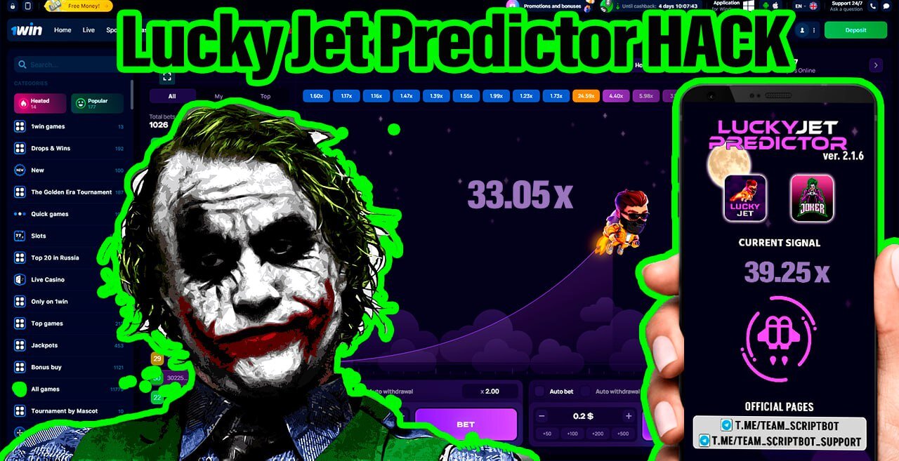 1win Hack Lucky Jet Predictor