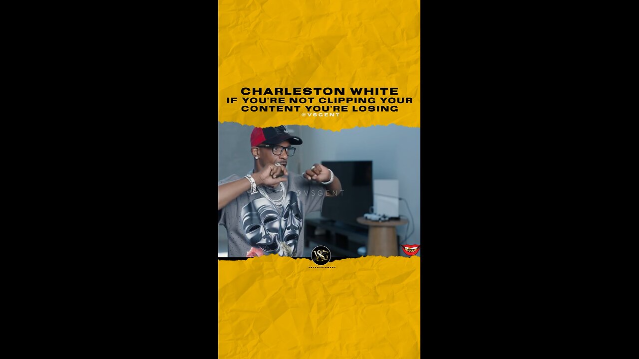 @official_charlestonwhite If you’re not clipping your content you’re losing