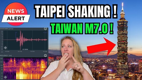 Strong and Powerful Earthquake strikes Taiwan and rattles as far as Hong Kong ! Second in 3 Days !