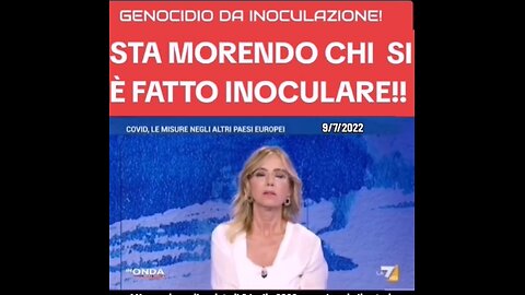 GENOCIDIO DA PUNTURINA ASSASSINA - CRISANTI: "Muore chi si è fatto le inoculazioni"