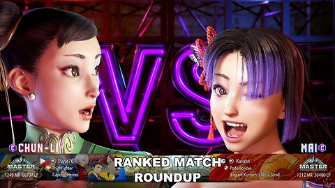 Kuya Kalbo SF6 Ranked Match Roundup. Chun Li Master Rank [Hori Fight Stick]