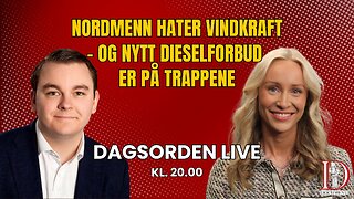 Nordmenn hater vindkraft - og nytt dieselforbud er på trappene | LIVE 29. april