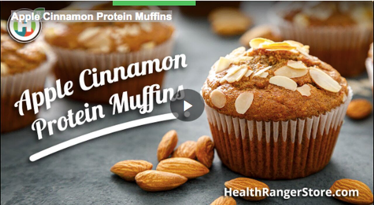 "Protein-Rich Apple Cinnamon Muffins"