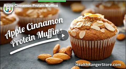 "Protein-Rich Apple Cinnamon Muffins"
