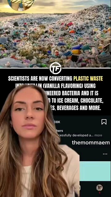 Plastic Waste Being Converted Into Vanilla Flavouring