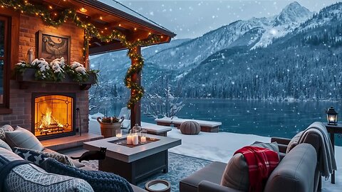 Classic Jazz Vibes | Background Music Soft Jazz Music & Falling Snow for Sleep, Study, & Relaxation