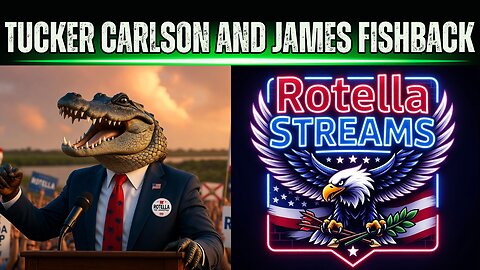 Tucker Carlson and James Fishback