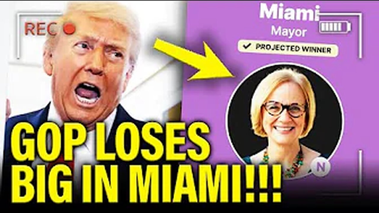 🚨 GOP gets STUNNED by SHOCK LOSS in MIAMI MAYOR’S RACE