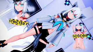 【MMD Hololive 4K/60fps】《Shirakami Fubuki (白上フブキ)》~《aespa 에스파 'Whiplash'》