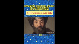 Kabbalist Talmudic Jewish slave merchants and Pirate Rabbis. History never told.