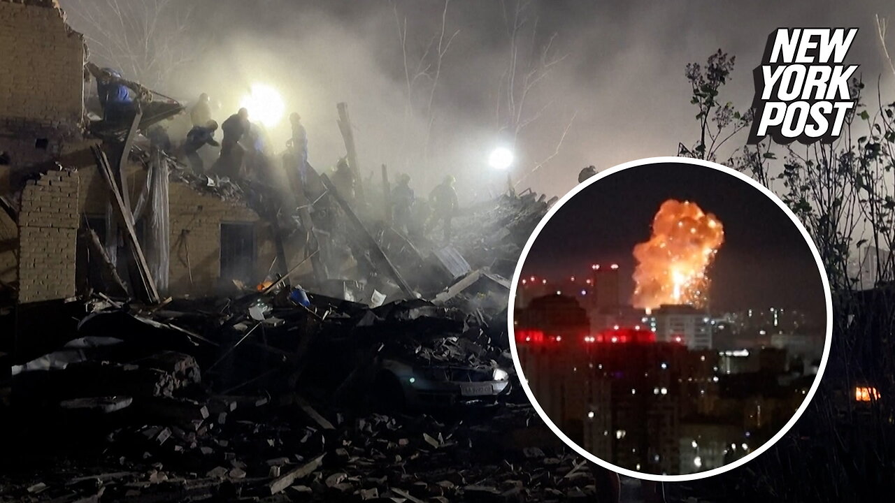 Massive Russian strike on Kyiv leaves at least 9 dead