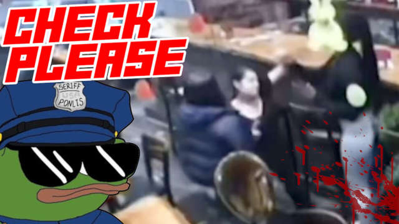 Waitress Gets Curb Stomped By Scammers
