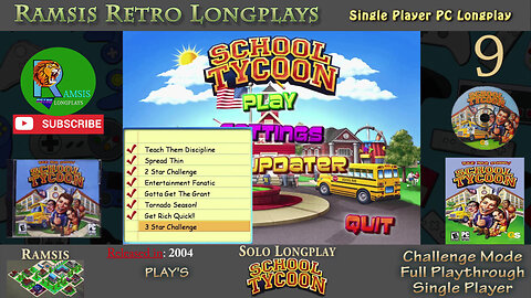 School Tycoon | PC Game | 2004 | Intermediate Level #8 | Challenge Mode