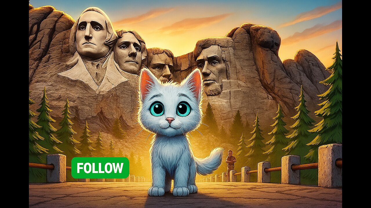 THE DAILYYY STORIES | LUCY THE CAT | EPISODE 7 | LOST AT MOUNT RUSHMORE
