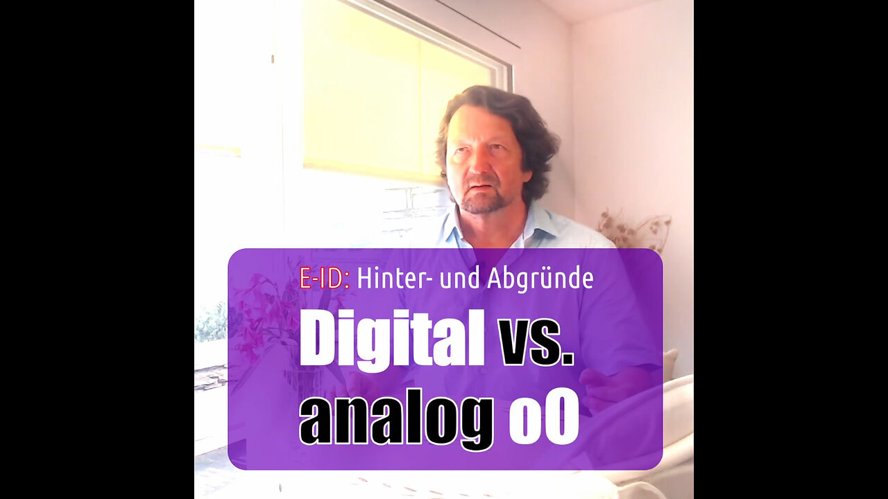 E-ID - Digital vs. analog oO