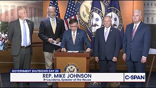 Mike Johnson On Gov't Shutdown: "POLITICAL STUNT"