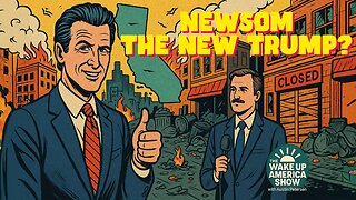 Newsom Cosplays Trump While California Collapses | Wake Up America with Austin Petersen