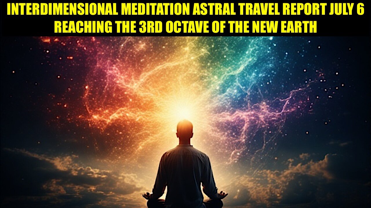 InterDimensional Meditation Astral Travel Report July 7 - Entering The 3rd Octave Of 5D Earth