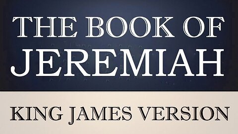 24) The Book of Jeremiah