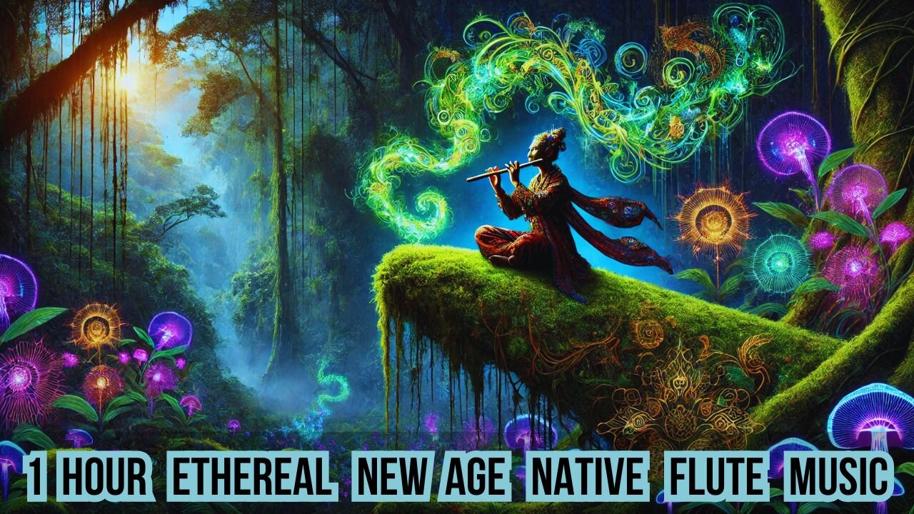 1 Hour Ethereal New Age Hypnotic Native Flute Music for Relaxation & Peace