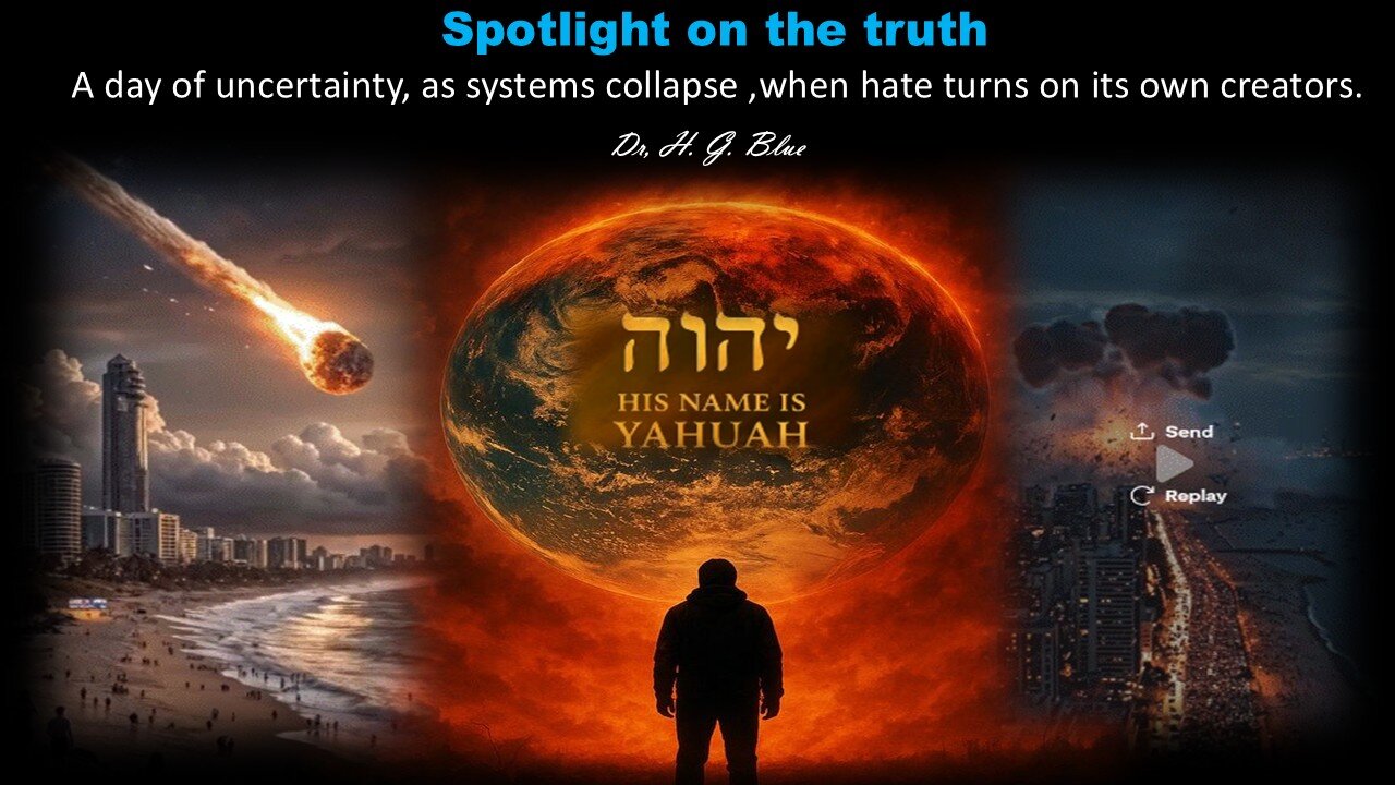 A day of uncertainty, as systems collapse ,when hate turns on its own creators