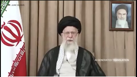 Khamenei's Speech ~ Poor Trump Forced To Save Isreal