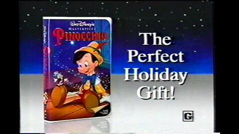 December 11, 1993 - 'Pinocchio' on VHS Makes the Perfect Holiday Gift