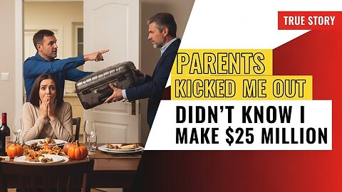 Parents Kicked Me Out on Thanksgiving - They Had NO IDEA I Make $25M...