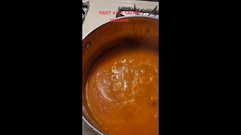 continuation of homemade sauce
