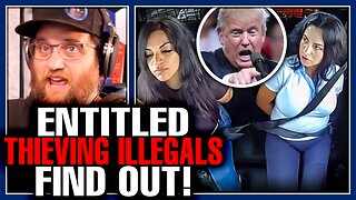 Illegal Immigrant Shoplifting Suddenly Realize They Are Being Deported, Not Set Free