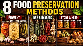 8 ANCIENT FOOD PRESERVATION METHODS THAT COST ZERO — Never Let Your Harvest Rot Again (Video)