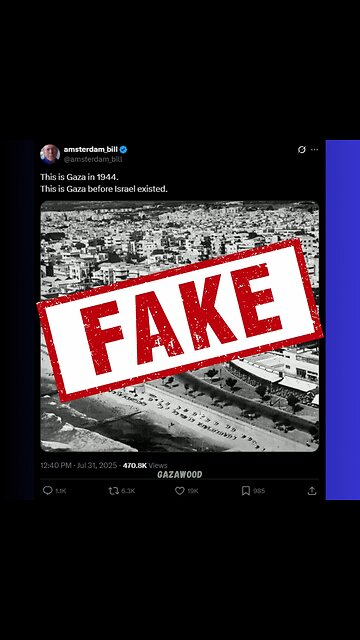 Gaza or Tel-Aviv? Stop buying into the "Palestinian" fake propaganda!