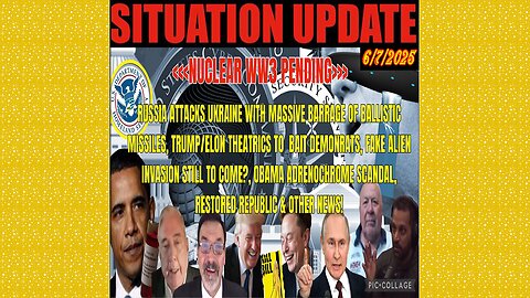 SITUATION UPDATE 6/7/25 - Trump/Elon Theatrics To Bait Demonrats, Obama Adrenochrome Scandal