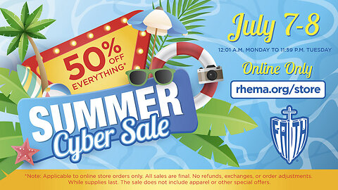 Kenneth Hagin Ministries' Summer Cyber Sale Is On Now! (July 7-8)