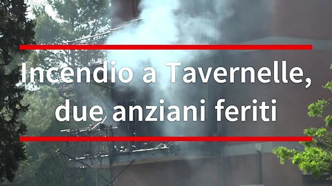 Incendio a Tavernelle, due anziani feriti
