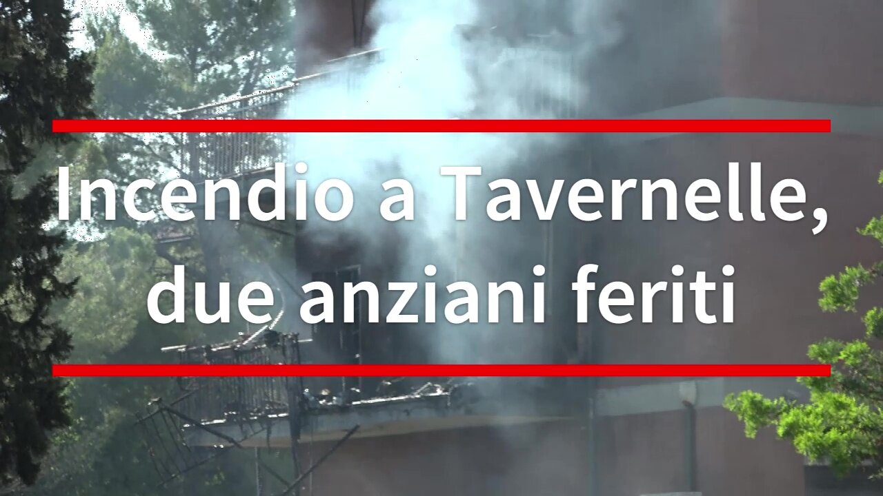 Incendio a Tavernelle, due anziani feriti