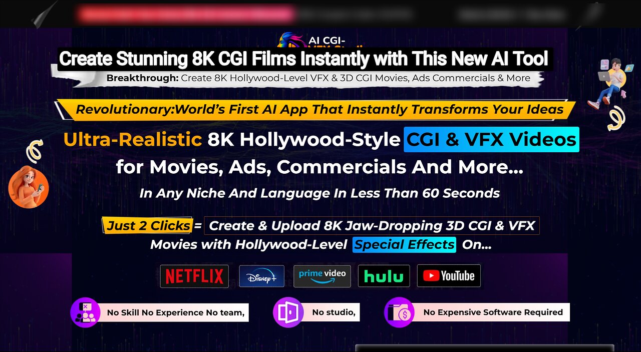 AI Makes 8K CGI Movie Creation Simple—No Expertise Needed - AI CGI-VFX Studio Overview