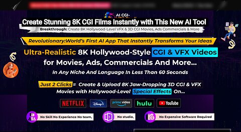AI Makes 8K CGI Movie Creation Simple—No Expertise Needed - AI CGI-VFX Studio Overview