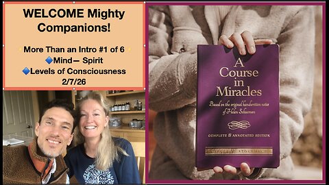 More Than An Intro #1 of 6, 2/7/26