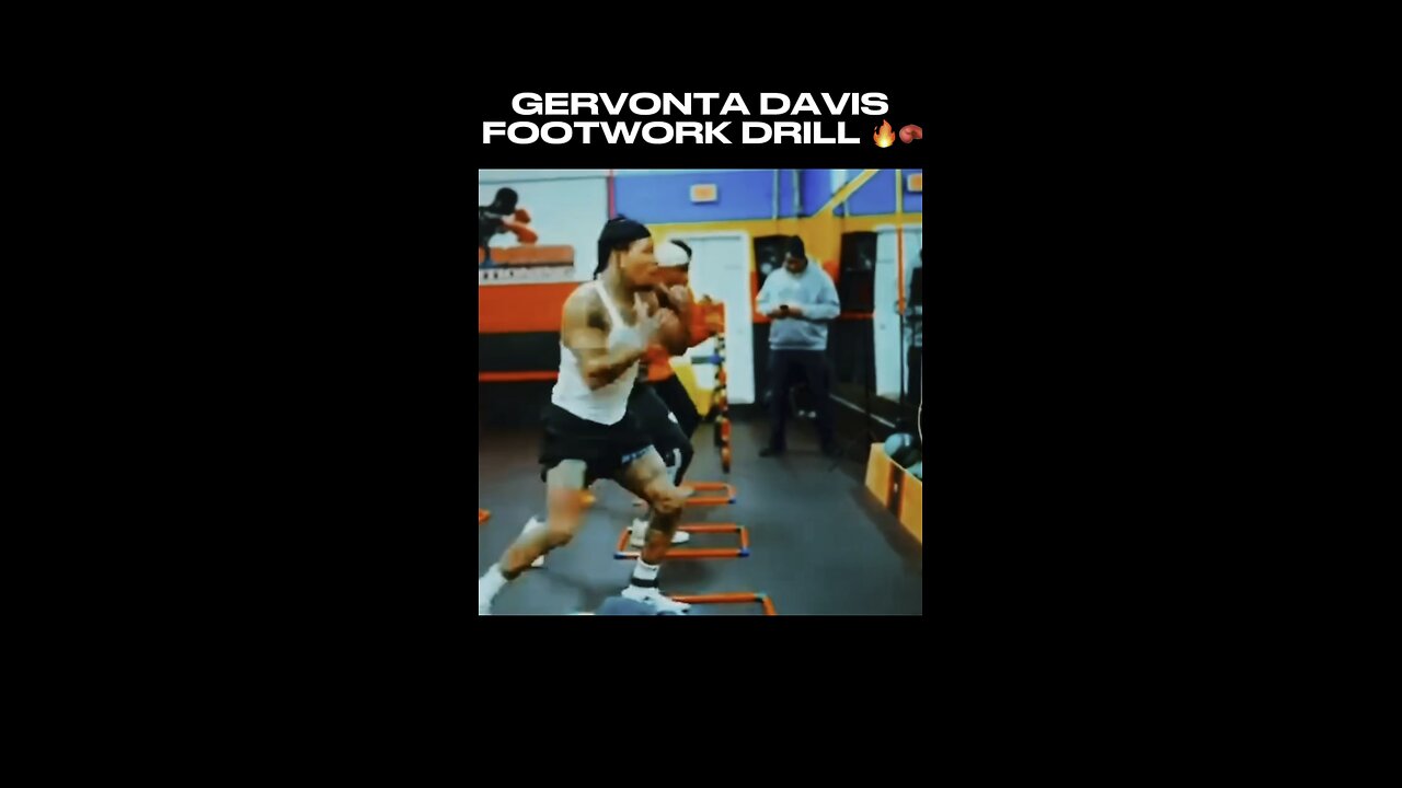 GERVONTA DAVIS FOOTWORK DRILL 🔥🥊