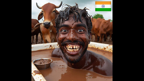 Indian Men Drinking Cow's Urine To Fight Diseases 🇮🇳🐄🐮💩