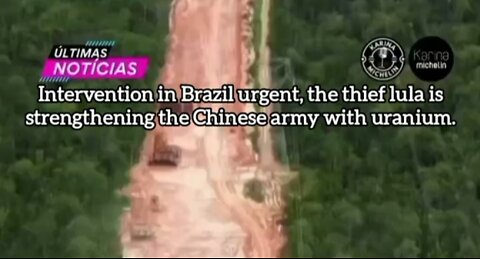 Intervention in Brazil urgent, the thief lula is strengthening the Chinese army with uranium.