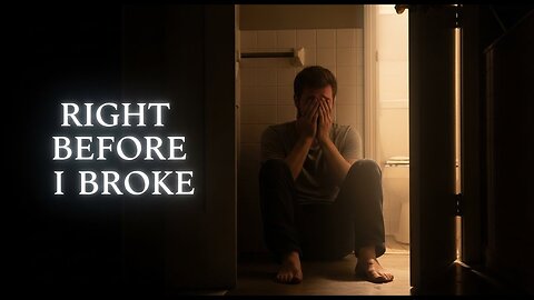 Right Before I Broke – A Raw Gospel Story of Finding God in the Dark