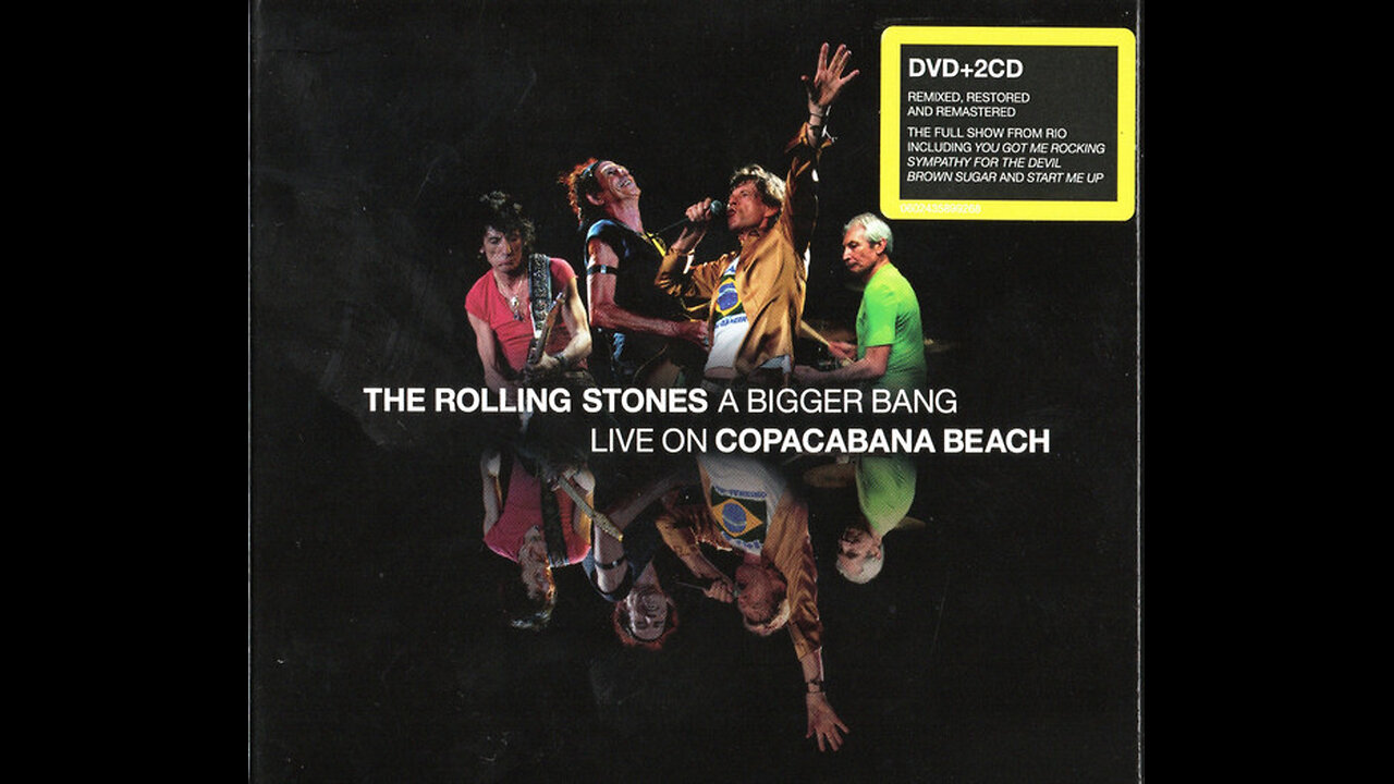 The Rolling Stones – A Bigger Bang - Live On Copacabana Beach (Europe) 2006/2021 2xCD