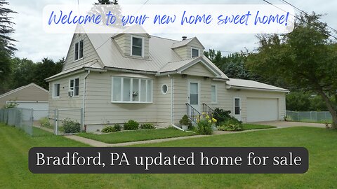 **Bradford PA Home for Sale** | Home for sale by owner